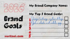 Vurilani 2026 Goals Calendar - Brand Goals