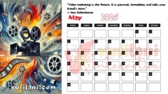 Vurilani 2026 Goals Calendar - May