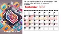 Vurilani 2026 Goals Calendar - September